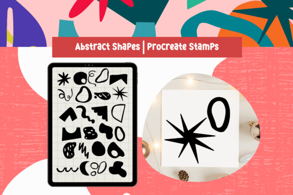 Abstract Shapes Procreate Stamps: Elevate Your Digital Design Workflow