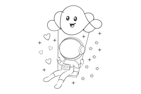 Astronaut on a Swing: A Playful Vector for Design