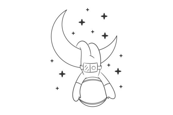 Astronauts Are Hanging on the Moon: A Design Freebie