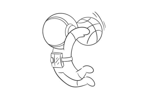 Astronauts Excited to Play Basketball: A Dynamic Design Asset