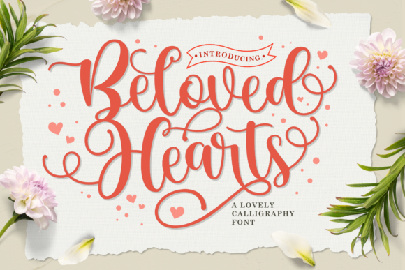 Beloved Hearts: Elevating Design with Elegant Typography