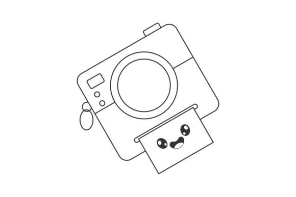 Capture Timeless Style with a Vintage Camera Line Graphic