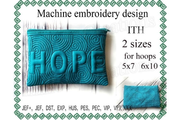 Cosmetic Bag Design in the Hoop: A Creative Asset