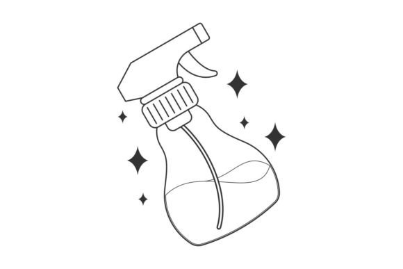 Creative Design with a Spray Pistol Cleaner Bottle