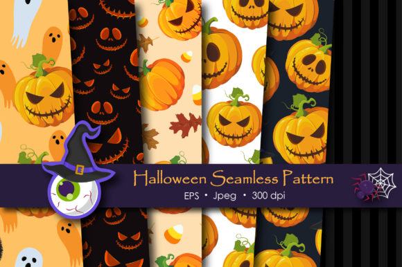 Halloween Pumpkins Pattern: A Designer's Seasonal Asset