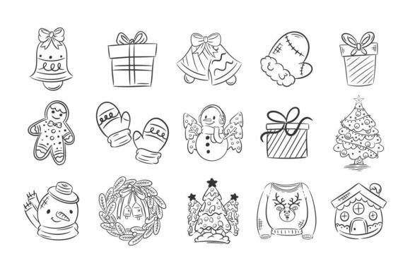 Hand Drawn Christmas Icons: A Designer's Festive Toolkit