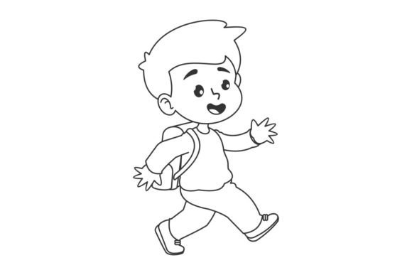 Little Boy Back to School Design Line: A Creative Asset Guide