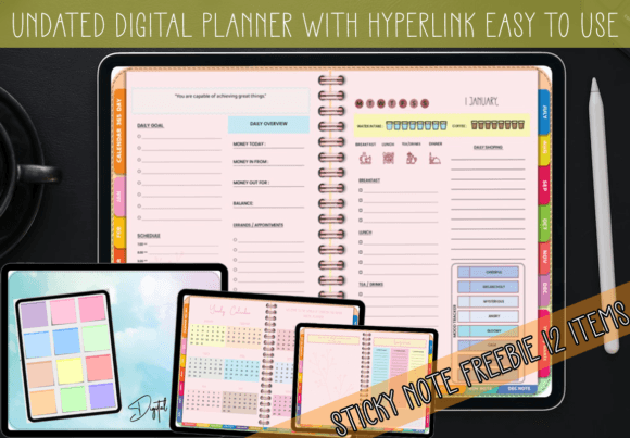 Master Your Year: The Undated Digital Planner 365 Daily System