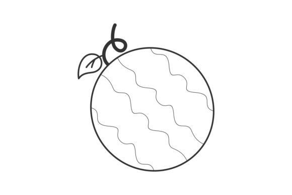Refreshing Your Visuals with a Cartoon Style Watermelon Design Line